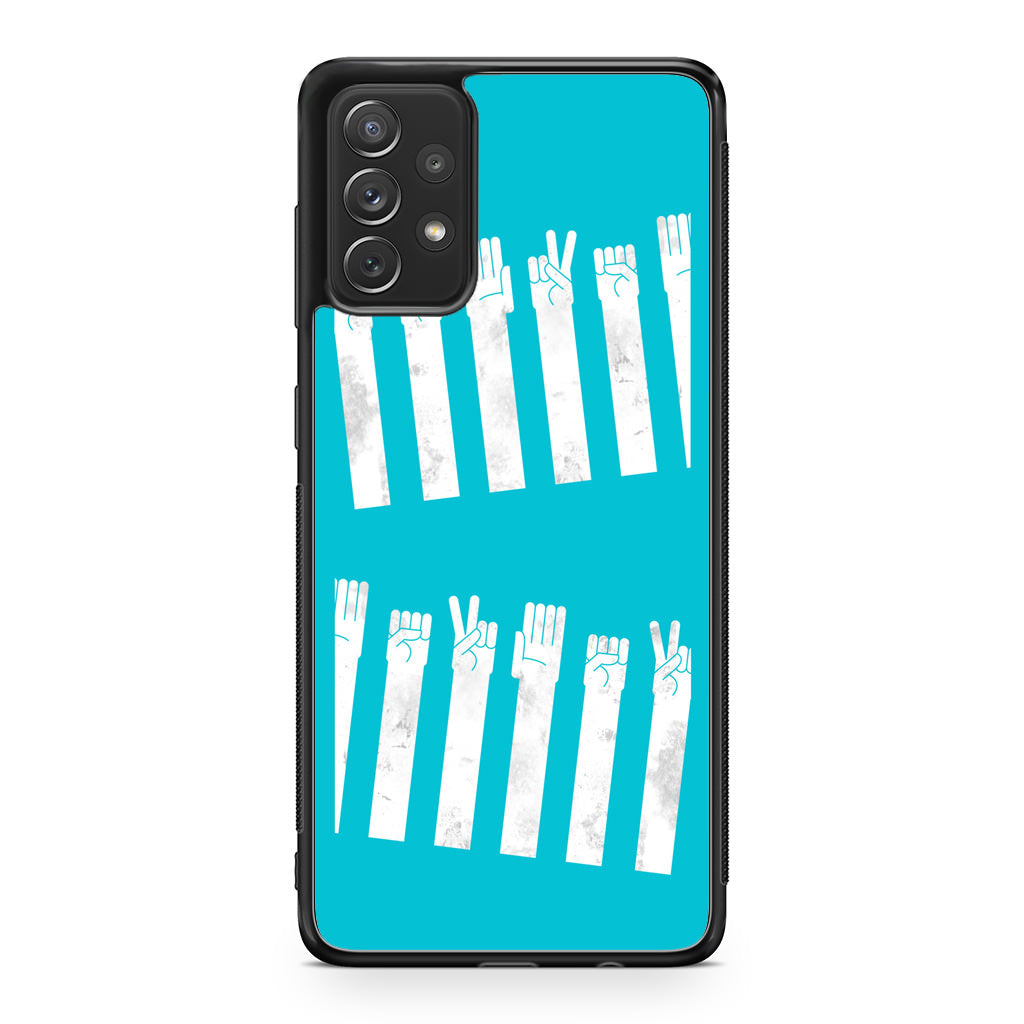 Rock–paper–scissors Zebra Crossing Galaxy A23 5G Case