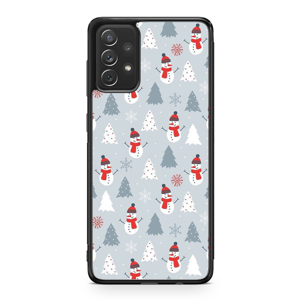 Snowmans Pattern Galaxy A23 5G Case