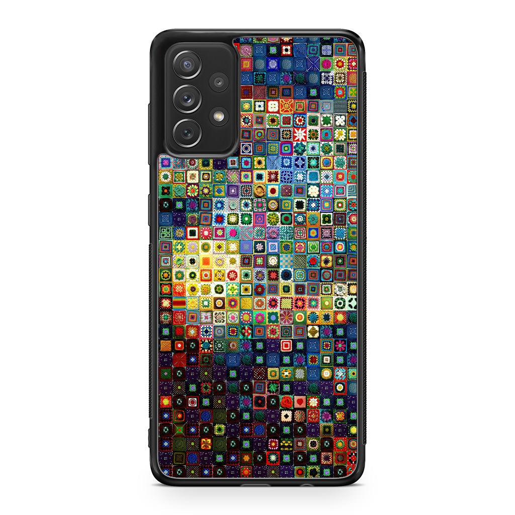 Starry Night Tiles Galaxy A23 5G Case