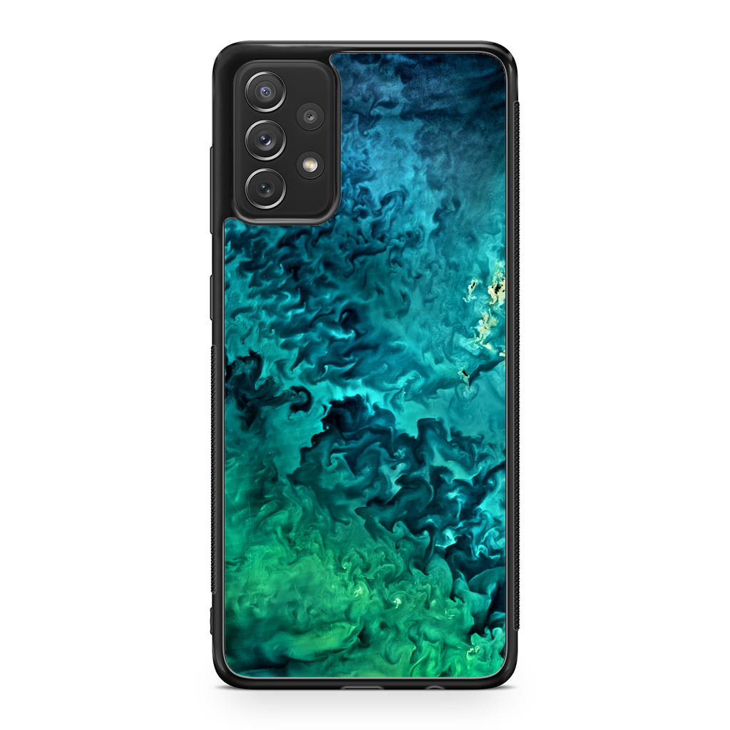 Swirls In The Yellow Sea Galaxy A23 5G Case