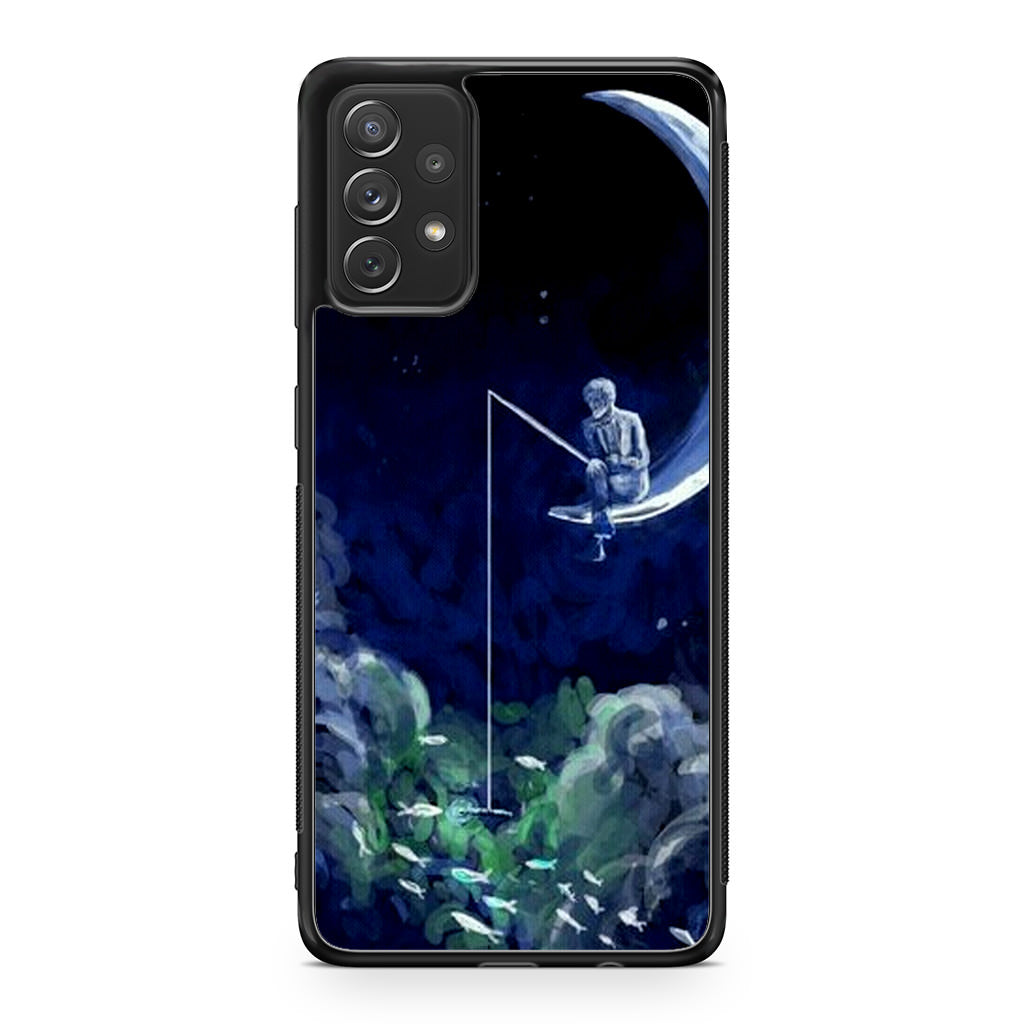 Tardis Walking To The Moon Galaxy A23 5G Case
