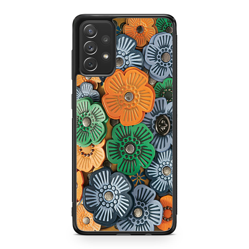 Tea Rose Applique Galaxy A23 5G Case