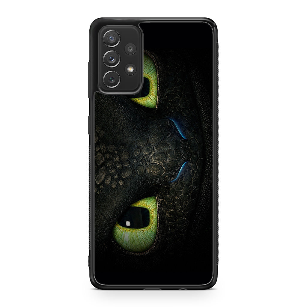Toothless Dragon Eyes Close Up Galaxy A23 5G Case