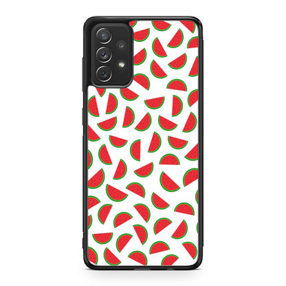 Watermelon Fruit Pattern White Galaxy A23 5G Case