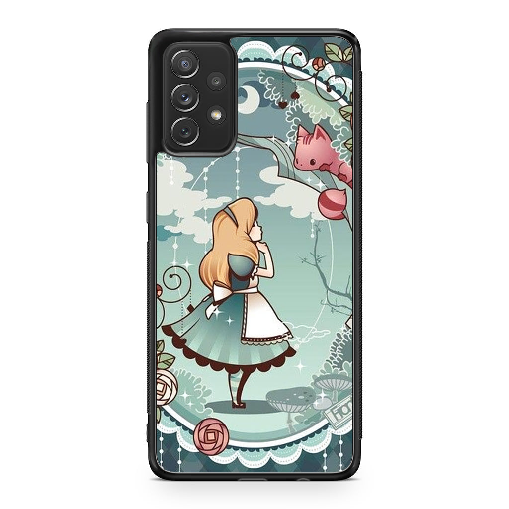 Alice And Cheshire Cat Poster Galaxy A23 5G Case