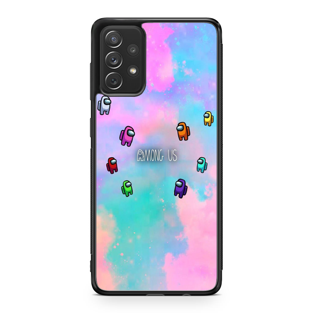 Among Us Colorful Galaxy A53 5G Case