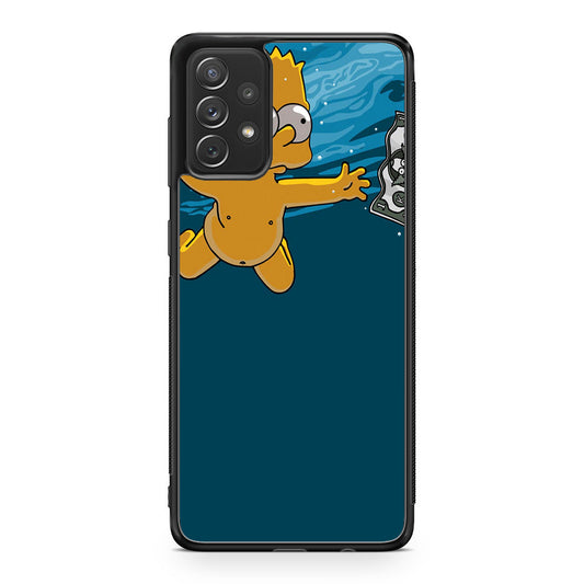 Bart Swimming For Money Galaxy A53 5G Case