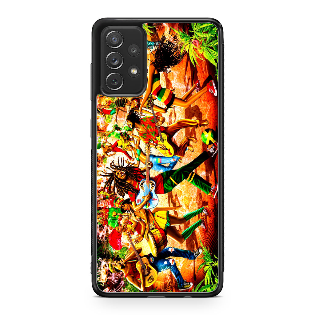 Bob Marley Reggae Galaxy A32 / A52 / A72 Case