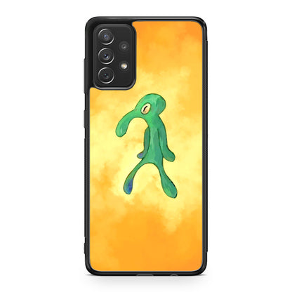 Bold and Brash Squidward Painting Galaxy A53 5G Case