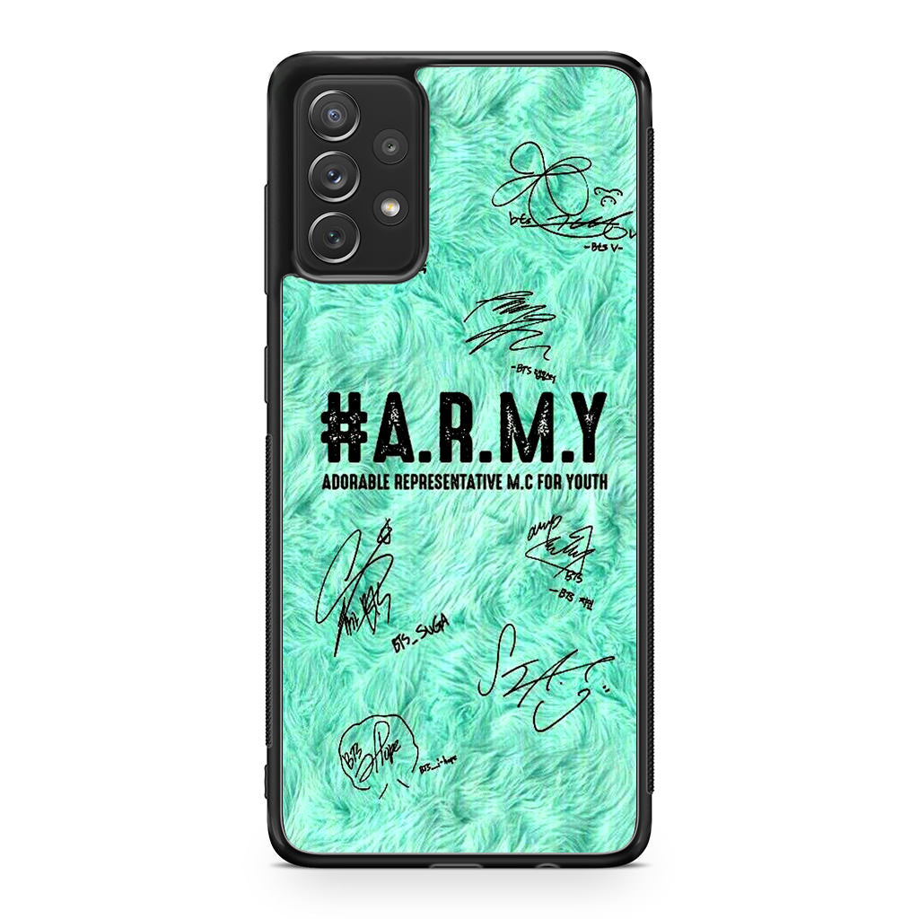 BTS Army Signature Galaxy A32 / A52 / A72 Case