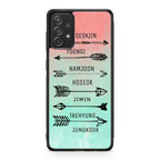 BTS Members Name Galaxy A23 5G Case