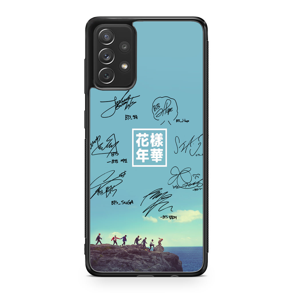 BTS Signature Galaxy A53 5G Case