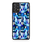 BTS Suga Blue Aesthetic Collage Galaxy A53 5G Case