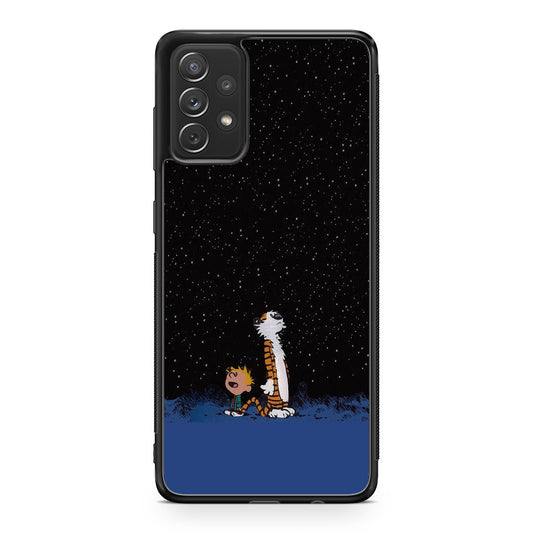 Calvin and Hobbes Space Galaxy A53 5G Case