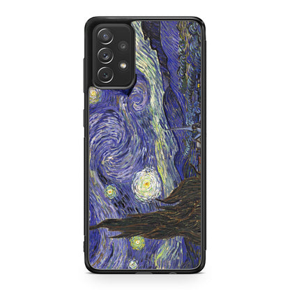 Dr Who Tardis In Van Gogh Starry Night Galaxy A53 5G Case