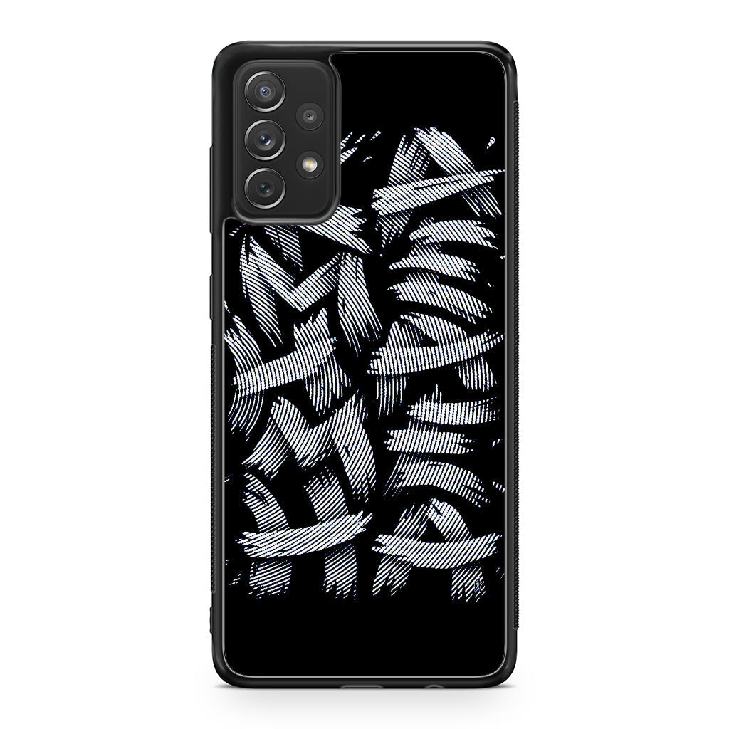 Dragon Ball Kamehameha Font Art Galaxy A53 5G Case
