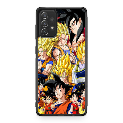 Dragon Ball Z Son Goku Transformation Galaxy A53 5G Case