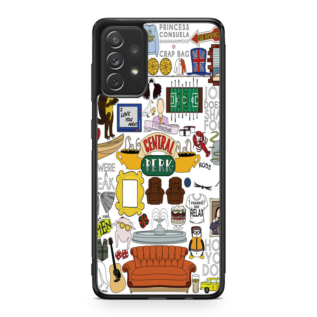 Friends TV Show Central Perk Sticker Galaxy A53 5G Case