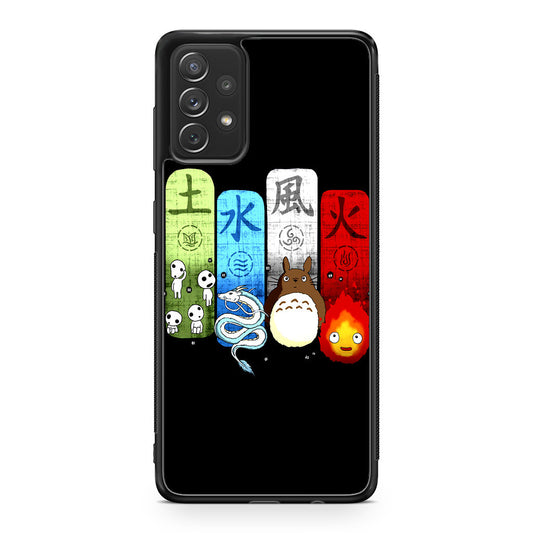 Ghibli Elemental Charms Galaxy A53 5G Case