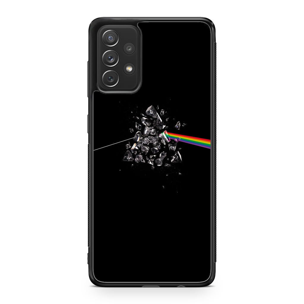Glass Broken Light Refraction Galaxy A23 5G Case