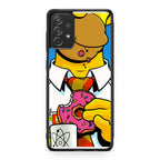 Homer Eats Donut Galaxy A23 5G Case