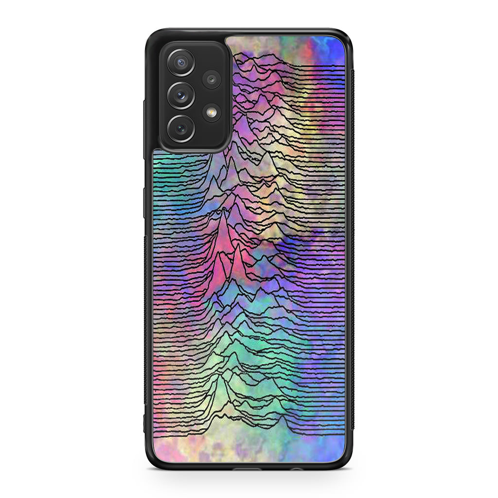 Joy Division Unknown Pleasures Colorful Galaxy A53 5G Case