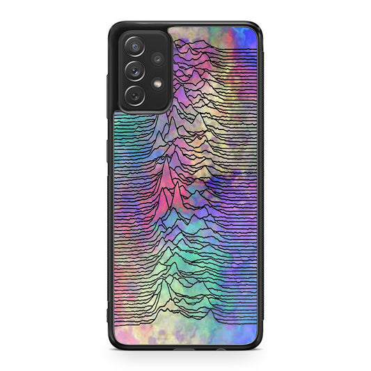 Joy Division Unknown Pleasures Colorful Galaxy A53 5G Case