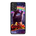 LLama And Sloth On Space Galaxy A32 / A52 / A72 Case