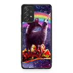 LLama And Sloth On Space Galaxy A23 5G Case