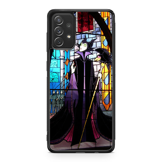 Maleficent Sleeping Beauty Glass Art Galaxy A53 5G Case