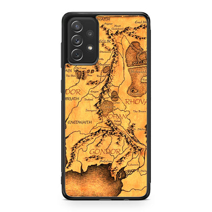 Middle Earth Map Hobbit Galaxy A53 5G Case