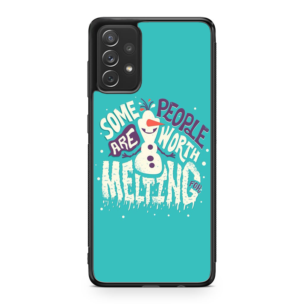 Olaf Frozen Is Melting Galaxy A23 5G Case