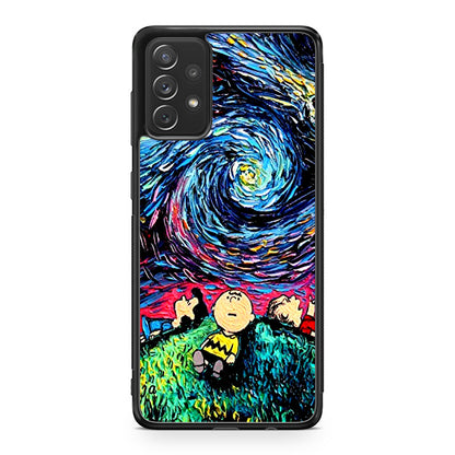 Peanuts At Starry Night Galaxy A32 / A52 / A72 Case
