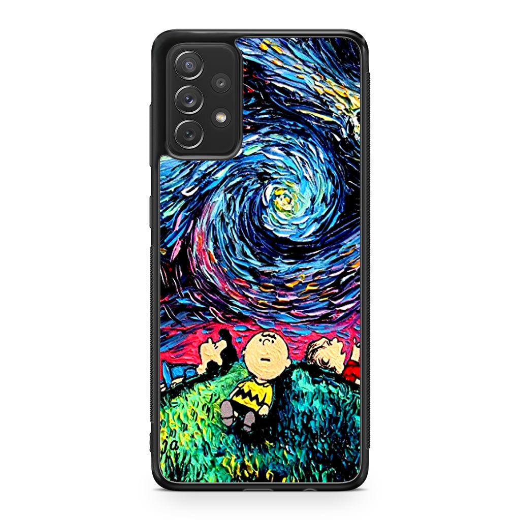 Peanuts At Starry Night Galaxy A23 5G Case