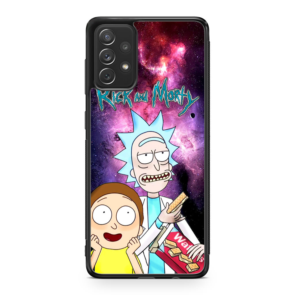 Rick And Morty Nebula Space Galaxy A32 / A52 / A72 Case