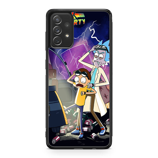 Rick And Morty Back To The Future Galaxy A53 5G Case