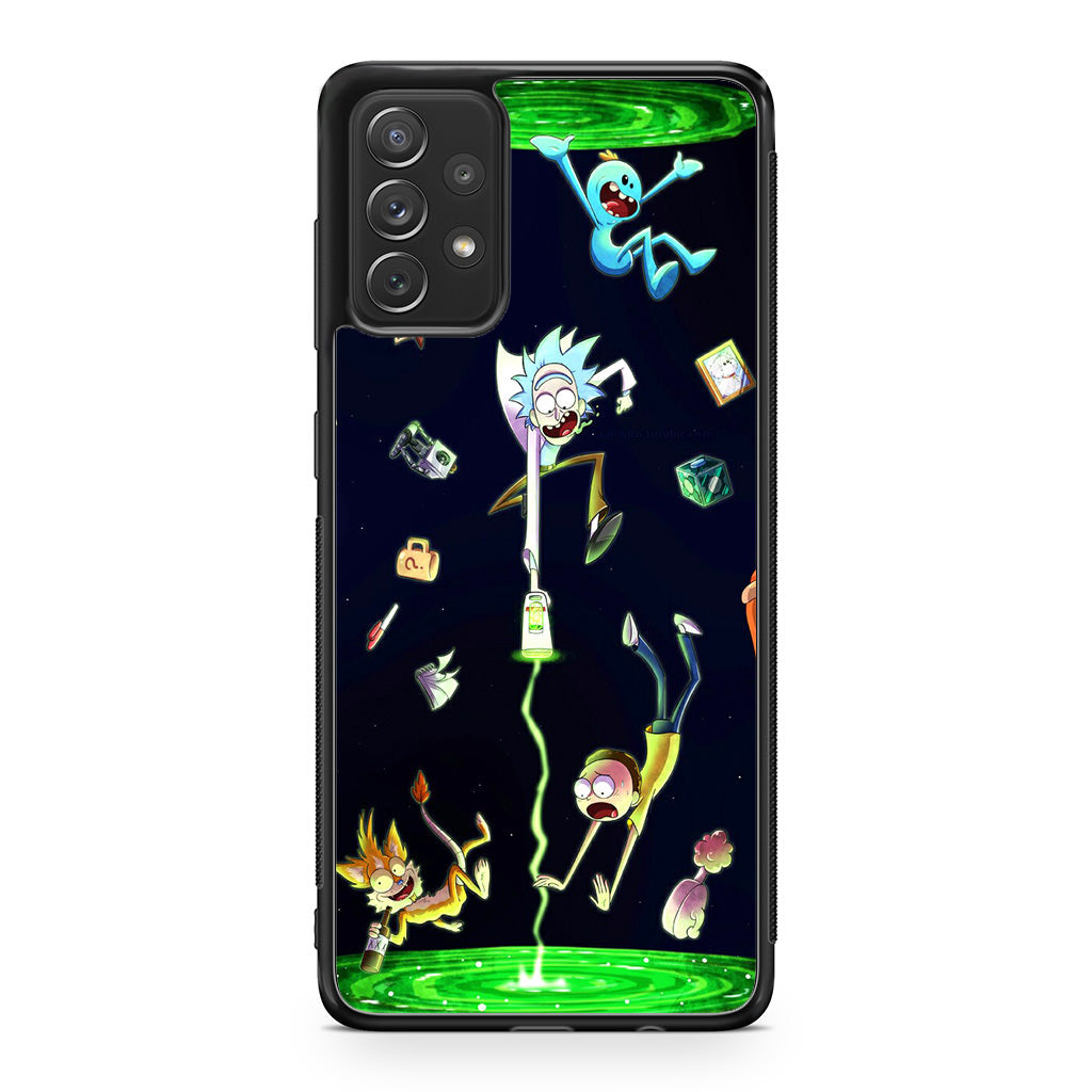 Rick And Morty Portal Fall Galaxy A23 5G Case
