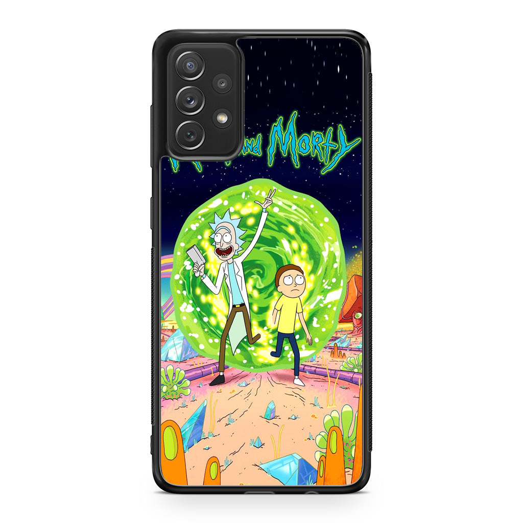 Rick And Morty Portal Gun Galaxy A32 / A52 / A72 Case