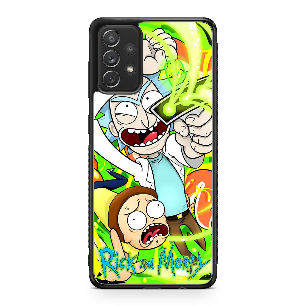 Rick And Morty Shoot Portal Gun Galaxy A32 / A52 / A72 Case