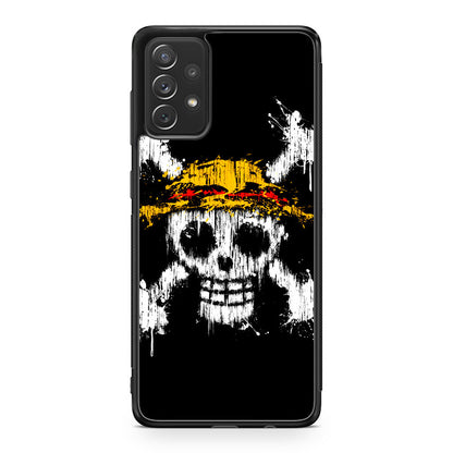 Straw Hat Pirate Logo Paint Galaxy A53 5G Case