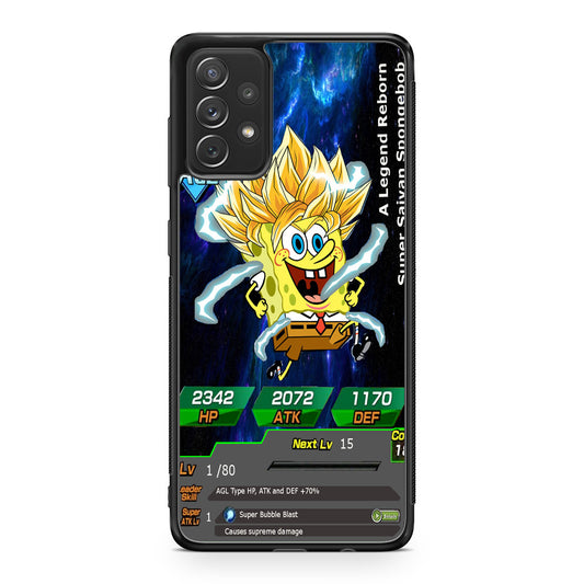 Super Saiyan Spongebob Card Galaxy A32 / A52 / A72 Case