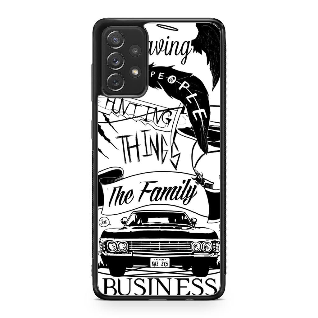 Supernatural Family Business Saving People Galaxy A53 5G Case