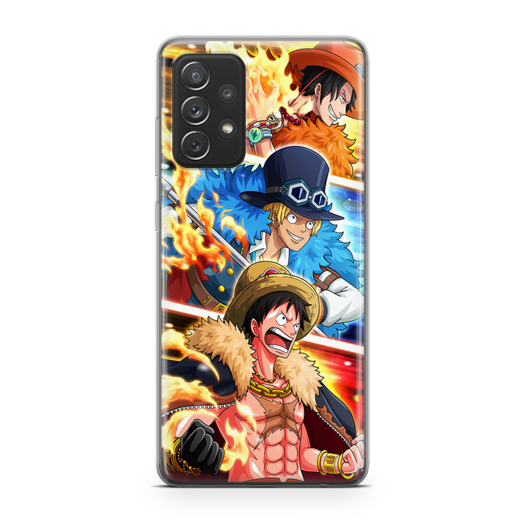 Ace Sabo Luffy Galaxy A32 / A52 / A72 Case