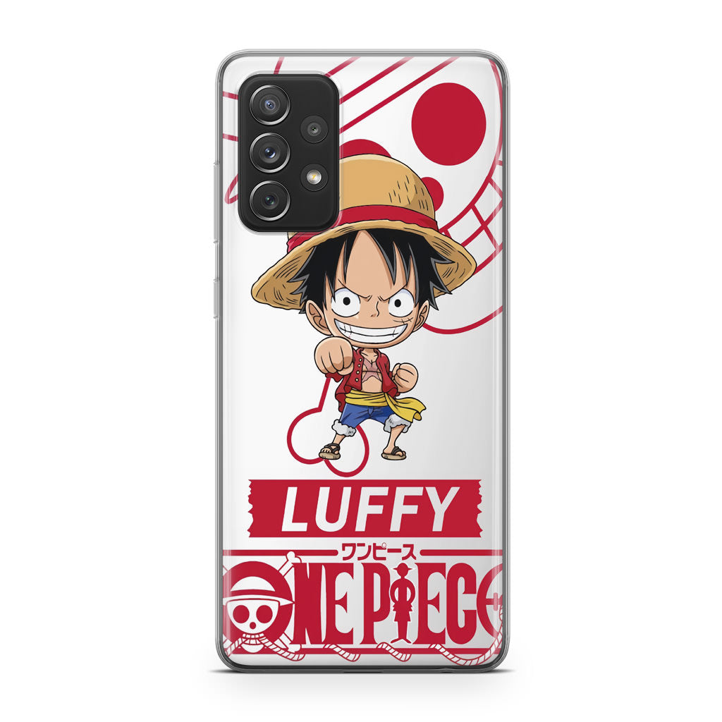 Chibi Luffy Galaxy A32 / A52 / A72 Case