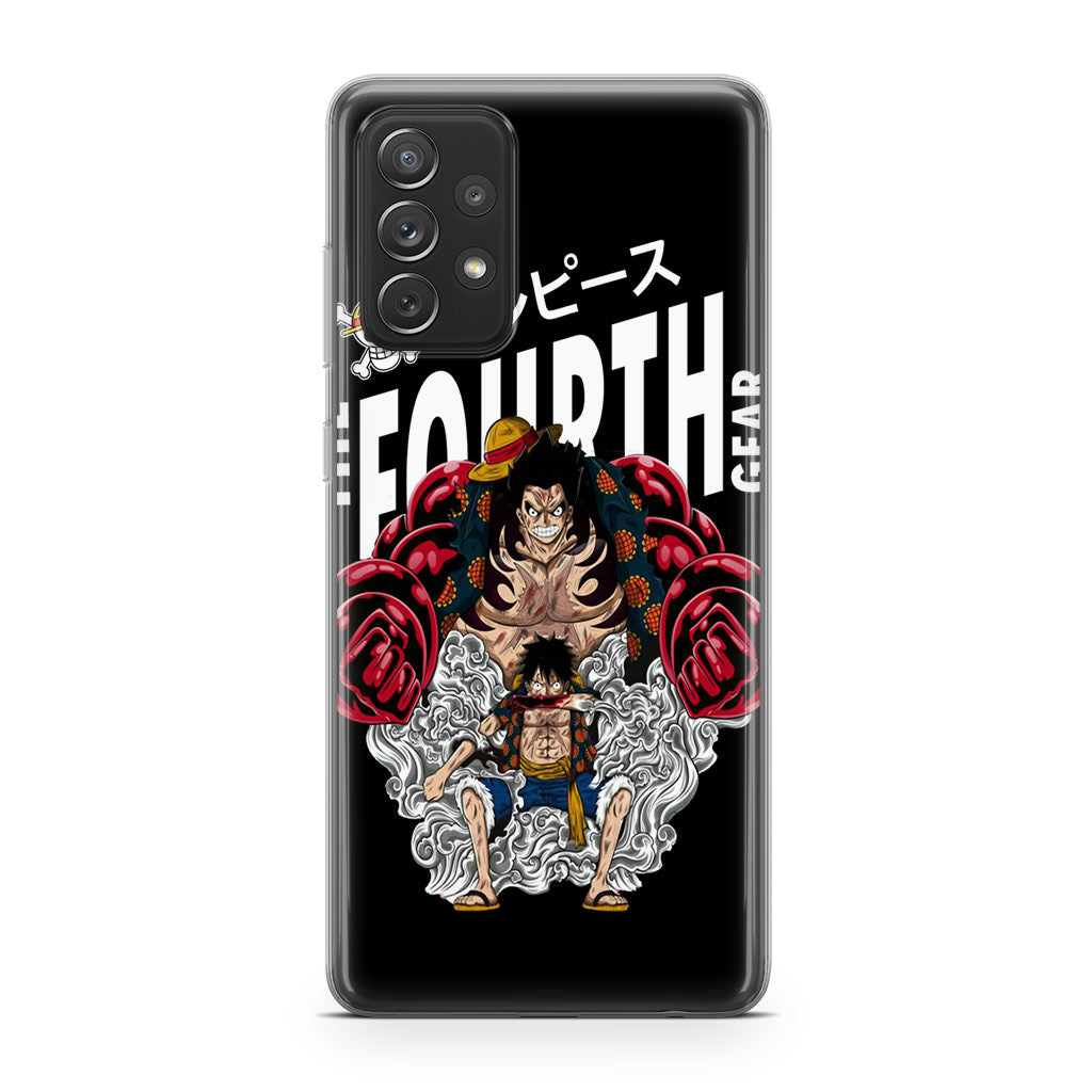 Luffy The Fourth Gear Black Galaxy A32 / A52 / A72 Case
