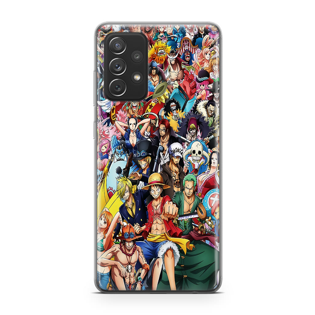 One Piece Characters In New World Galaxy A23 5G Case
