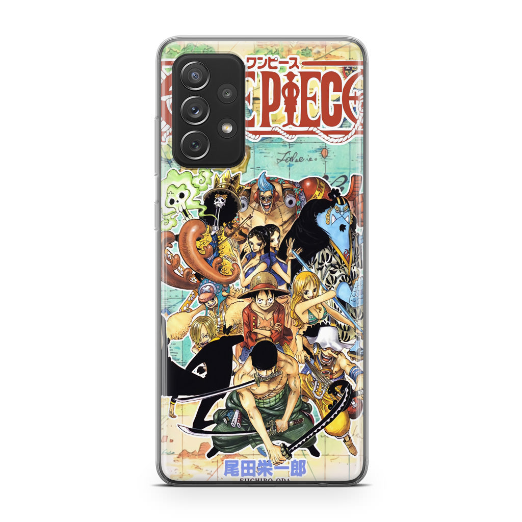 One Piece Comic Straw Hat Pirate Galaxy A23 5G Case