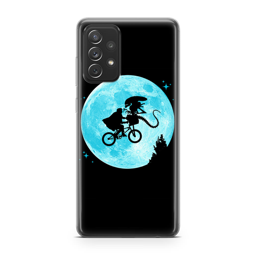 Alien Bike to the Moon Galaxy A32 / A52 / A72 Case