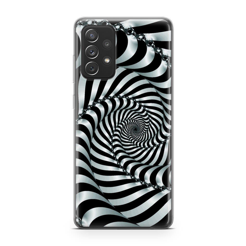 Artistic Spiral 3D Galaxy A23 5G Case