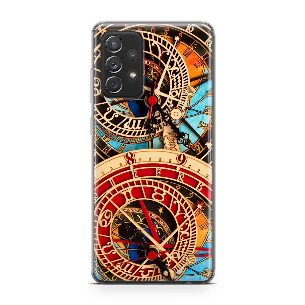 Astronomical Clock Galaxy A23 5G Case
